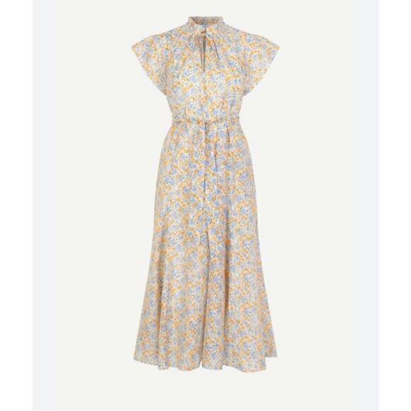 NWT Samsoe Samsoe Karookh Apricot Blossom Dress - Picture 1 of 9